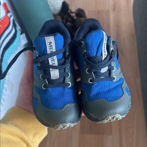 Merrell Kids Blue and Black Trail Sneakers